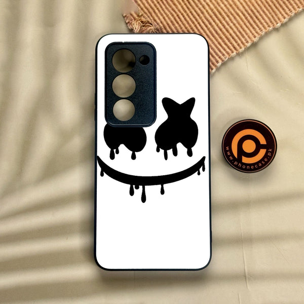 Xiaomi Redmi 15 - Marshmello Face - Premium Metal Printed Soft Bumper Shock Proof Case