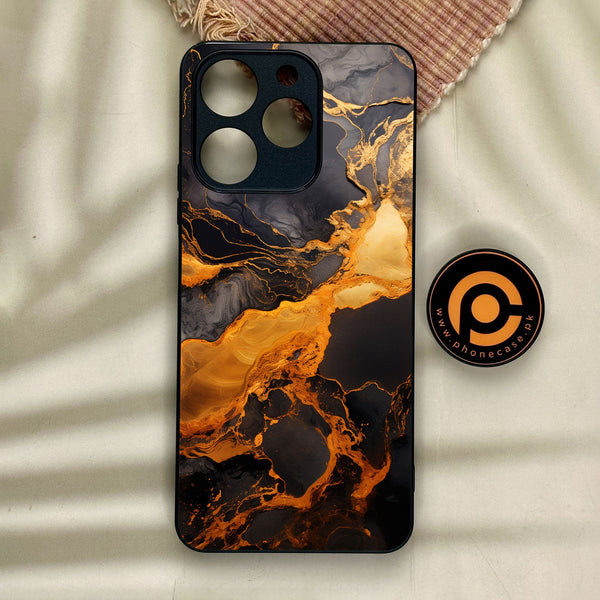 Realme Note 70 - Liquid Design 4 - Premium Metal Printed Soft Bumper Shock Proof Case