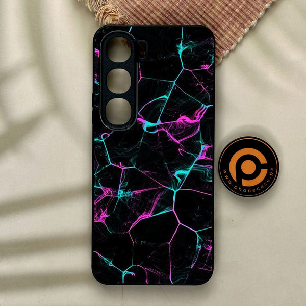 Vivo Y21d - Black Marble Design 9 - Premium Metal Printed Soft Bumper Shock Proof Case