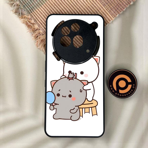 Nothing Phone 3a Pro - Cute Bubu Dudu Design 7 - Premium Metal Printed Soft Bumper Shock Proof Case