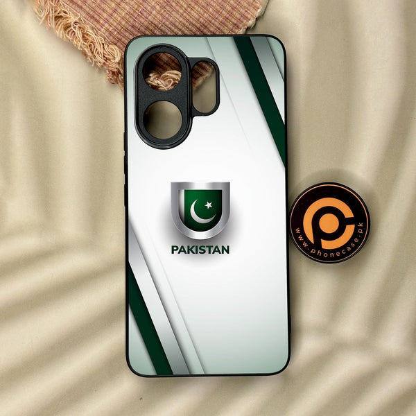 Vivo V60 - Pakistan Design 2 - Premium Metal Printed Soft Bumper Shock Proof Case