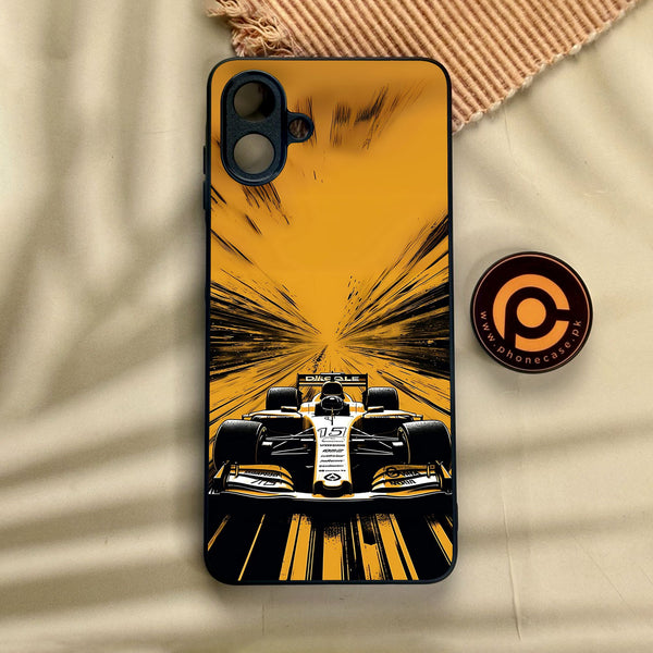 Samsung Galaxy A07 - Formula 1 Design 4 - Premium Metal Printed Soft Bumper Shock Proof Case