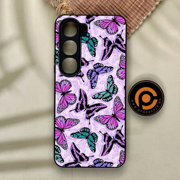 Vivo Y21d - Butterflies Design 10 - Premium Metal Printed Soft Bumper Shock Proof Case