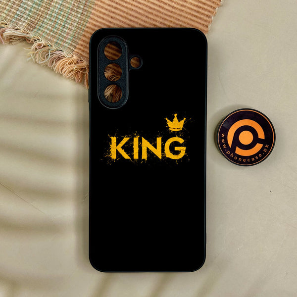 Samsung Galaxy A17 - King Design 2 - Premium Metal Printed Soft Bumper Shock Proof Case
