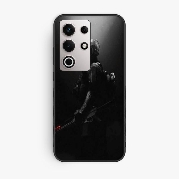 Itel S25 Ultra - Black Art Design 9 - Premium Metal Printed Soft Bumper Shock Proof Case