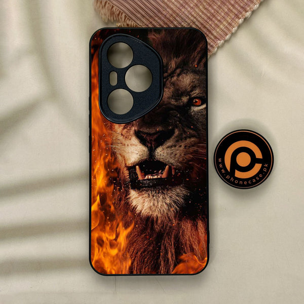 Honor 400 Pro - Tiger Design 2 - Premium Metal Printed Soft Bumper Shock Proof Case