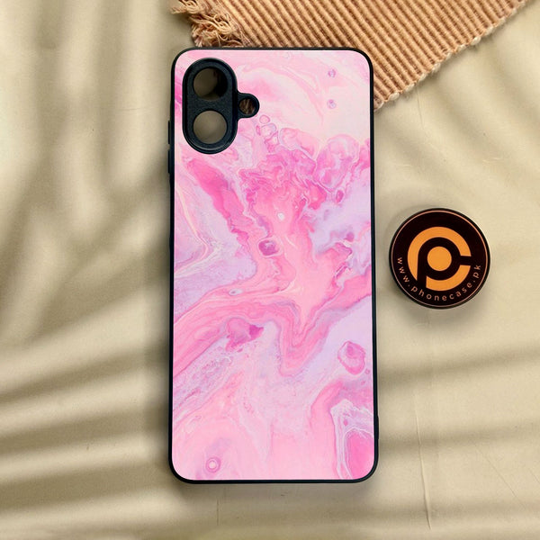 Samsung Galaxy A07 - Pink Design 6 - Premium Metal Printed Soft Bumper Shock Proof Case