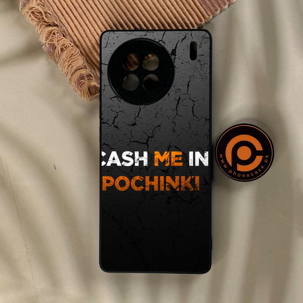 Vivo X90s - Cash Me - Premium Metal Printed Soft Bumper Shock Proof Case