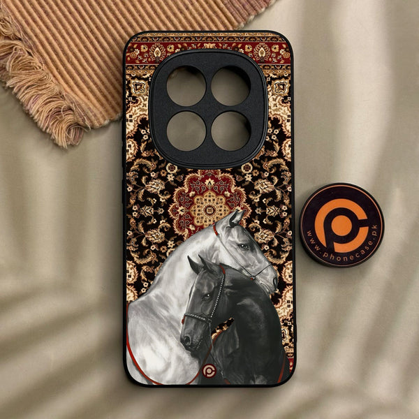 Xiaomi Redmi Note 15 Pro Plus - Horse Heritage - Premium Metal Printed Soft Bumper Shock Proof Case