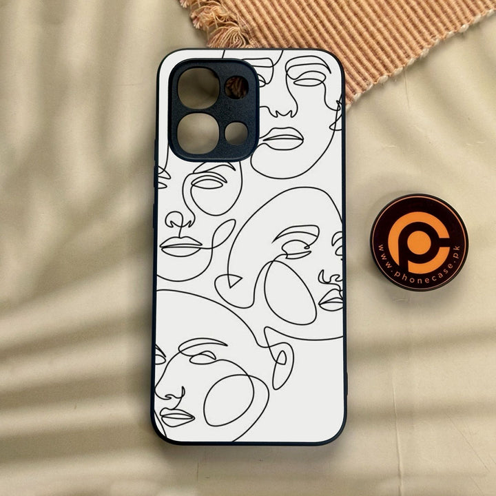 Oppo A6 Pro - Girls Design 3 - Premium Metal Printed Soft Bumper Shock Proof Case