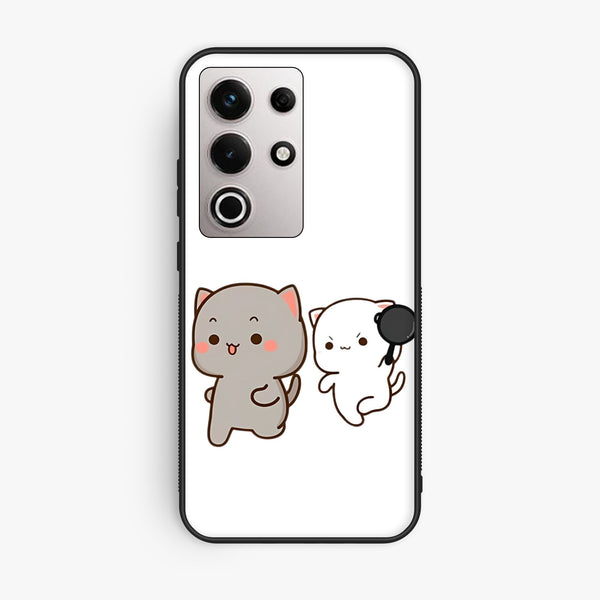 Itel S25 Ultra - Cute Bubu Dudu Design 8 - Premium Metal Printed Soft Bumper Shock Proof Case