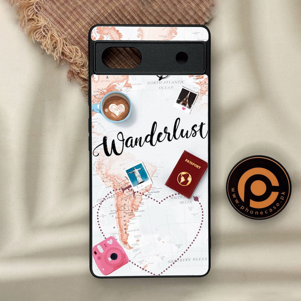 Google Pixel 6a - World Journey - Premium Metal Printed Soft Bumper Shock Proof Case