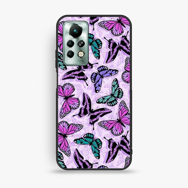 Infinix Note 11 Pro - Butterflies Design 10 - Premium Metal Printed Soft Bumper Shock Proof Case