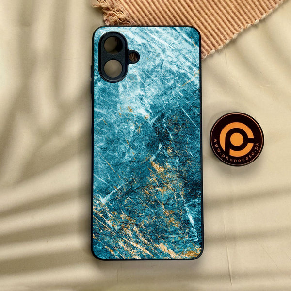 Samsung Galaxy A07 - Blue 2.0 Design 10 - Premium Metal Printed Soft Bumper Shock Proof Case