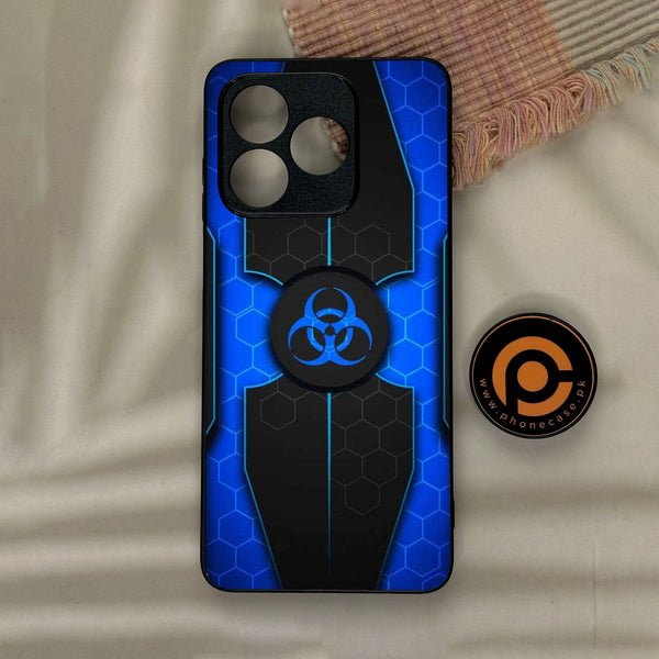 Honor X5c Plus - Biohazard Design 1 - Premium Metal Printed Soft Bumper Shock Proof Case