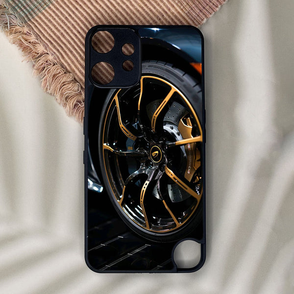 Nothing CMF Phone 2 Pro - Racing Car Red Blade Rim - Premium Metal Printed Soft Bumper Shock Proof Case