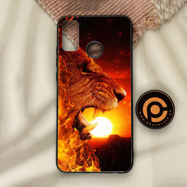 Honor 9X Lite - Tiger Design 1 - Premium Metal Printed Soft Bumper Shock Proof Case