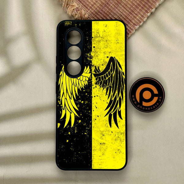 Itel S25 - Angel 2.0 Design 1 - Premium Metal Printed Soft Bumper Shock Proof Case