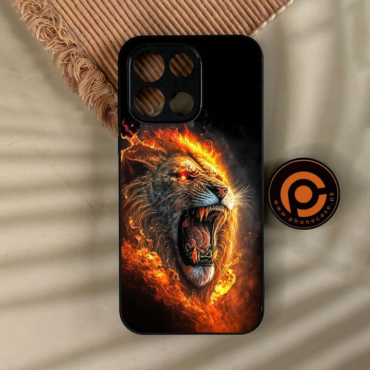 OnePlus Turbo 6 - Tiger 2.0 Design 4 - Premium Metal Printed Soft Bumper Shock Proof Case