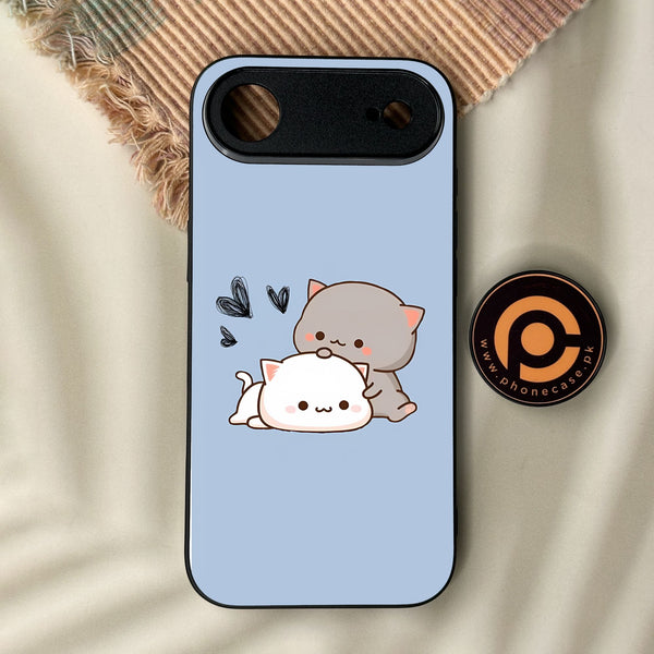iPhone Air - Cute Bubu Dudu Design 3 - Premium Metal Printed Soft Bumper Shock Proof Case