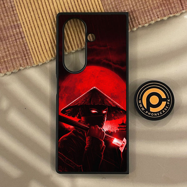 Samsung Galaxy Z Fold 8 - Ninja Design 2 - Premium Metal Printed Soft Bumper Shock Proof Case
