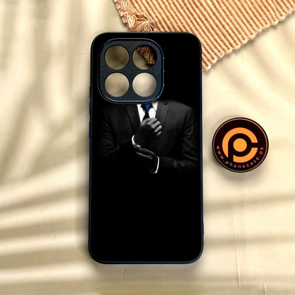 Xiaomi 15T - Black Art Design 1 - Premium Metal Printed Soft Bumper Shock Proof Case