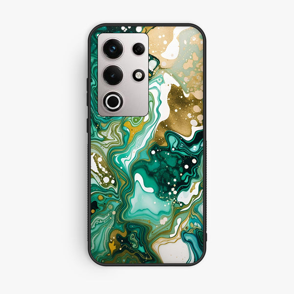 Itel S25 Ultra - Liquid Design 8 - Premium Metal Printed Soft Bumper Shock Proof Case