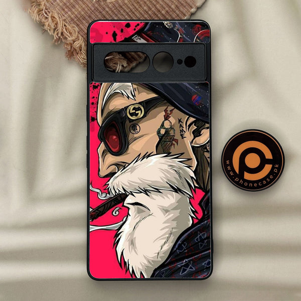 Google Pixel 7 Pro - Master Roshi - Premium Metal Printed Soft Bumper Shock Proof Case