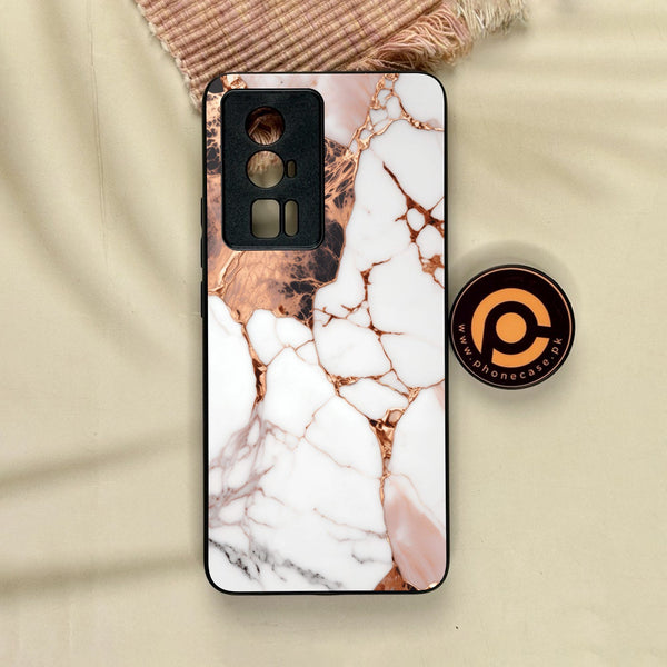 Xiaomi Redmi K60 Pro - Liquid Marble Design 5 - Premium Metal Printed Soft Bumper Shock Proof Case