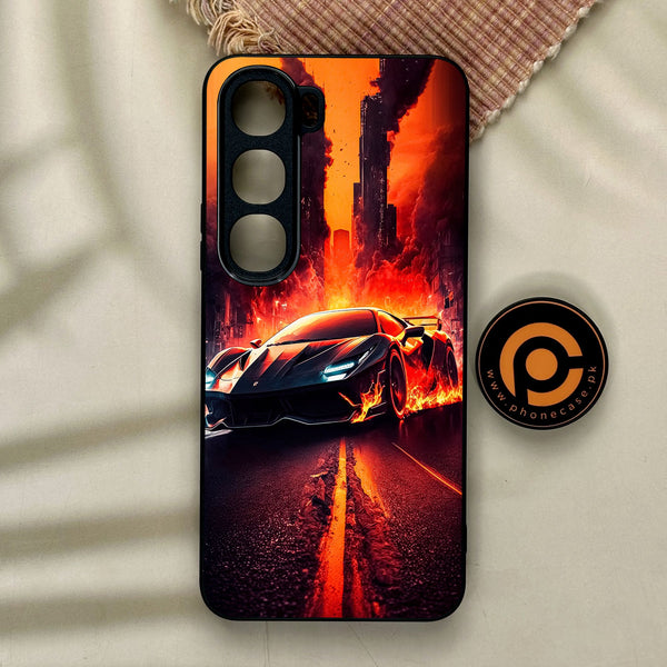 Vivo Y21d - Racing Design 1 - Premium Metal Printed Soft Bumper Shock Proof Case