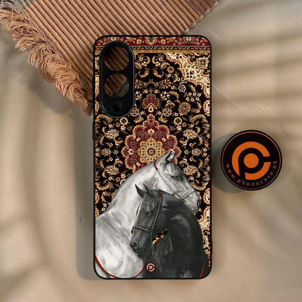 Galaxy S25 Edge - Horse Heritage - Premium Metal Printed Soft Bumper Shock Proof Case