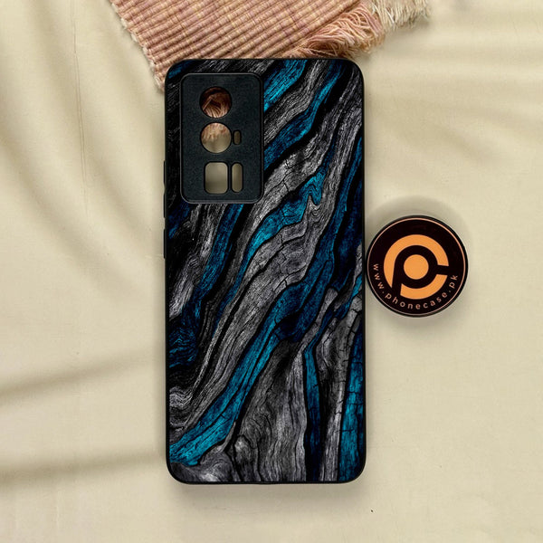 Xiaomi Redmi K60 Pro - Liquid Marble Design 8 - Premium Metal Printed Soft Bumper Shock Proof Case