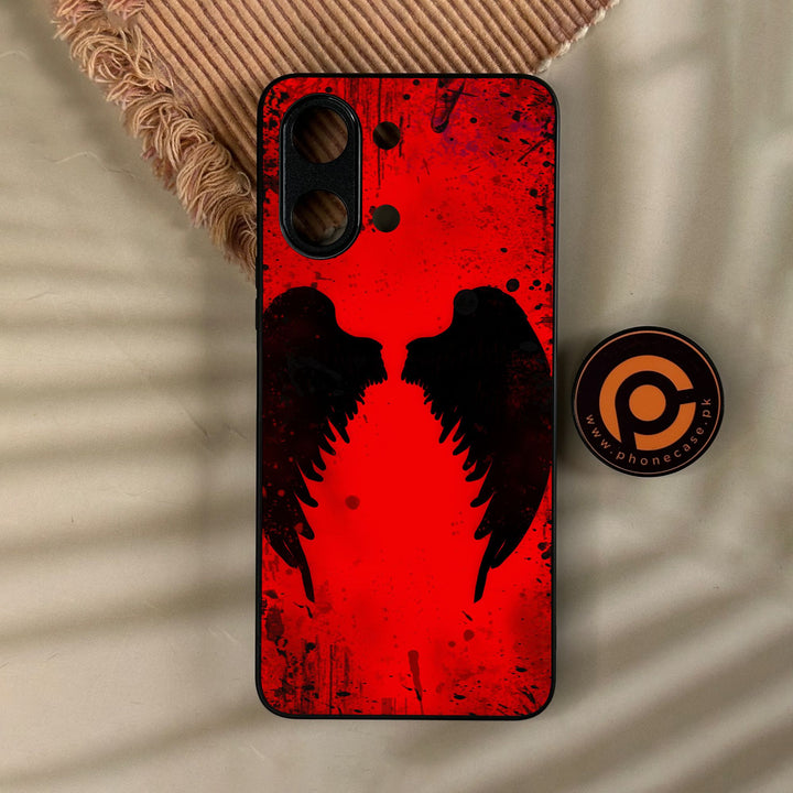 Vivo Y11d - Angel 2.0 Design 3 - Premium Metal Printed Soft Bumper Shock Proof Case