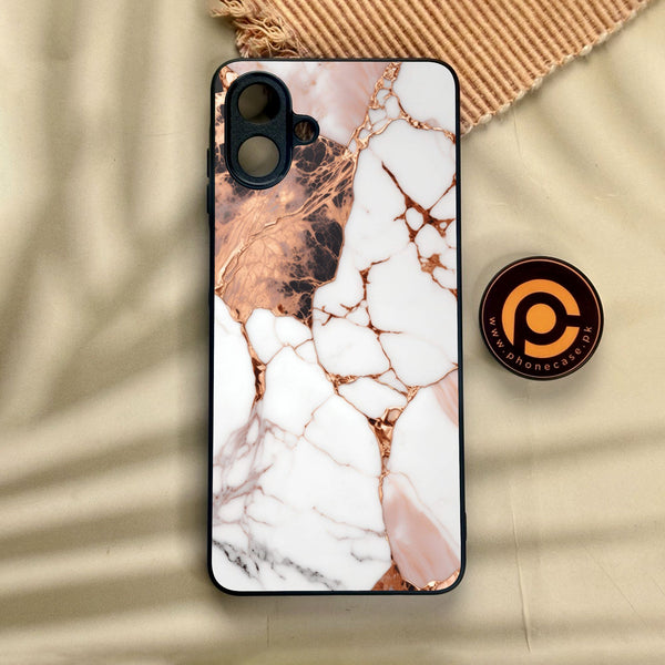 Samsung Galaxy A07 - Liquid Marble Design 5 - Premium Metal Printed Soft Bumper Shock Proof Case