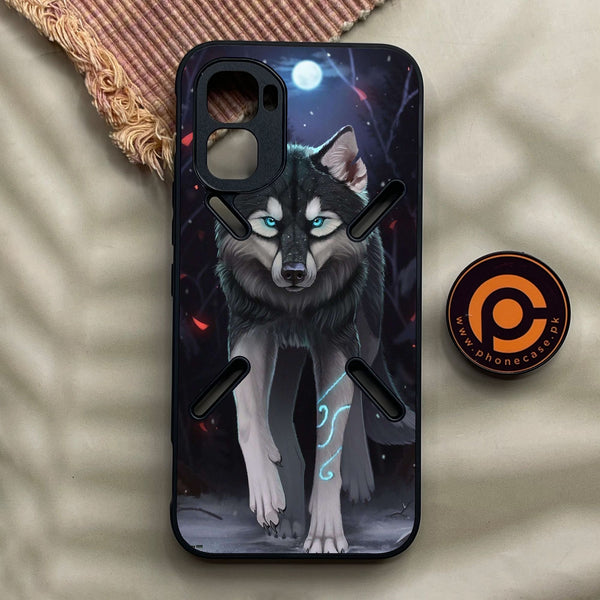 Infinix GT 50 Pro - Wolf Design 8 - Premium Metal Printed Soft Bumper Shock Proof Case