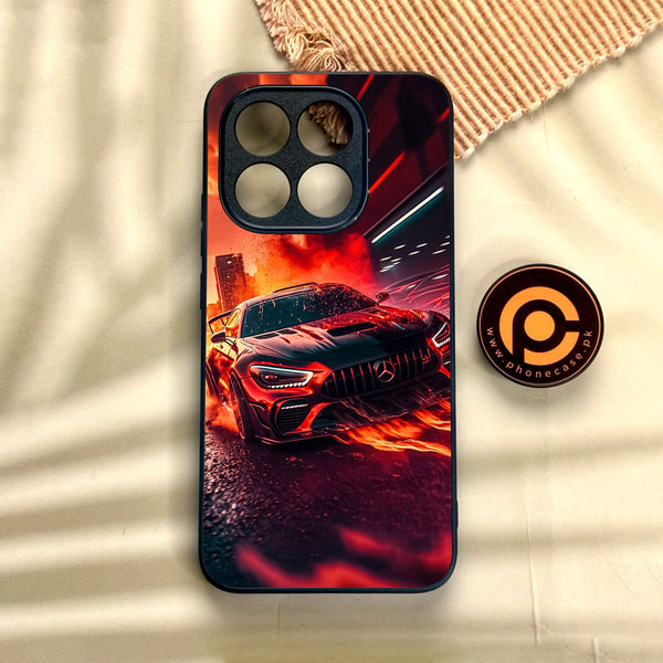 Xiaomi 15T - Racing Design 3 - Premium Metal Printed Soft Bumper Shock Proof Case