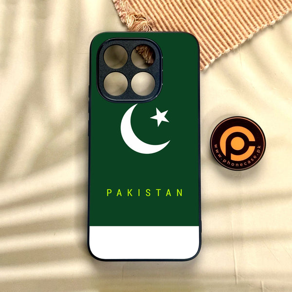 Xiaomi 15T - Pakistani Flag Design 5 - Premium Metal Printed Soft Bumper Shock Proof Case