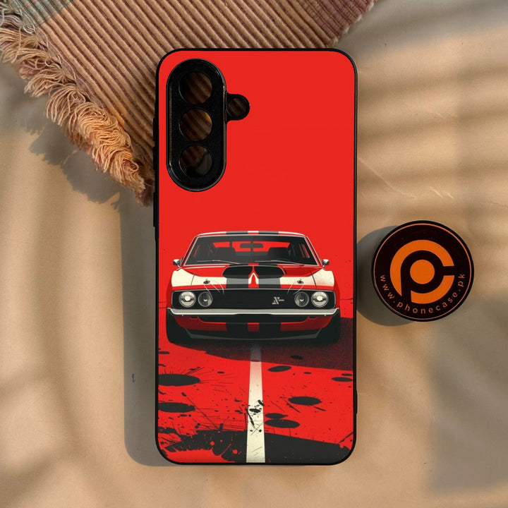 Samsung Galaxy A57 5G - Classic Racer Vibes - Premium Metal Printed Soft Bumper Shock Proof Case