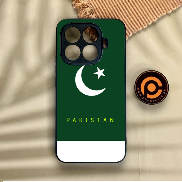 Xiaomi 15T Pro - Pakistani Flag Design 5 - Premium Metal Printed Soft Bumper Shock Proof Case