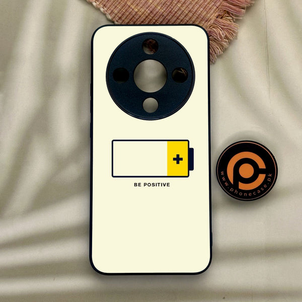 Honor x9d - Be Positive Design - Premium Metal Printed Soft Bumper Shock Proof Case