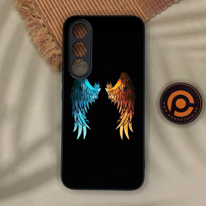 Vivo V70 FE - Angel 2.0 Design 8 - Premium Metal Printed Soft Bumper Shock Proof Case