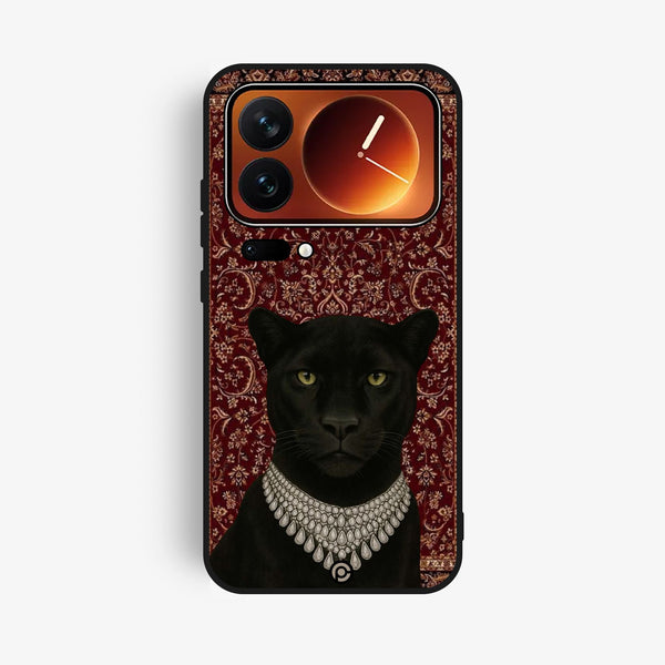 Xiaomi 17 Pro - Black Panther - Premium Metal Printed Soft Bumper Shock Proof Case