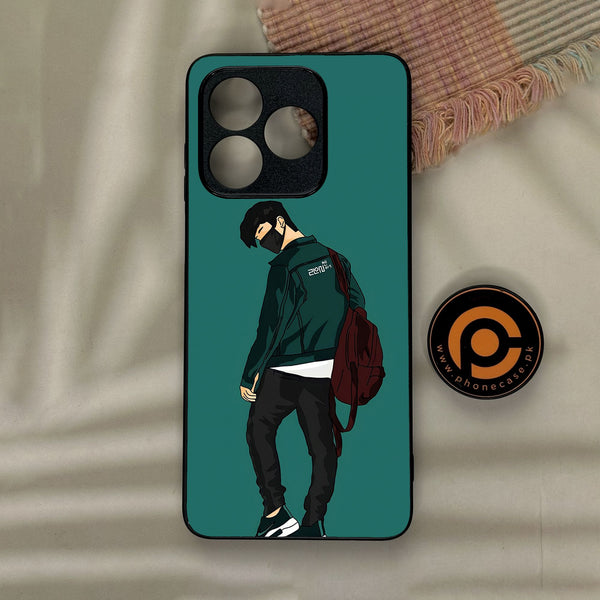 Honor X5c Plus - Anime Series Design 1 - Premium Metal Printed Soft Bumper Shock Proof Case