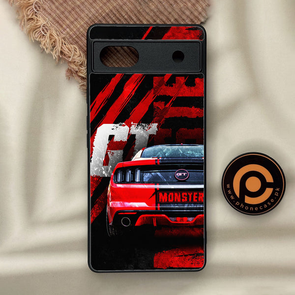 Google Pixel 6a - Speed Shift Racing Car - Premium Metal Printed Soft Bumper Shock Proof Case