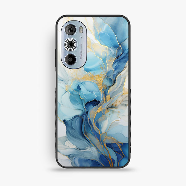 Motorola Edge 30 Pro - Liquid Design 1 - Premium Metal Printed Soft Bumper Shock Proof Case