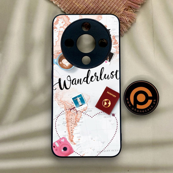 Honor x9d - World Journey - Premium Metal Printed Soft Bumper Shock Proof Case