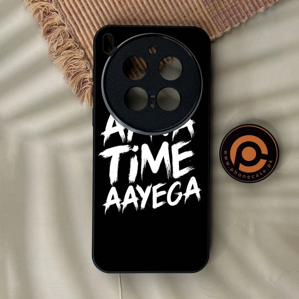 Vivo X300 Pro - Apna Time Ayega - Premium Metal Printed Soft Bumper Shock Proof Case