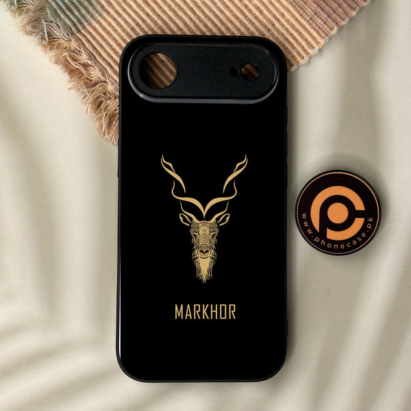 iPhone Air - Markhor Design 3 - Premium Metal Printed Soft Bumper Shock Proof Case