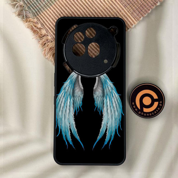 Nothing Phone 3a Pro - Angel Wings Design 4 - Premium Metal Printed Soft Bumper Shock Proof Case