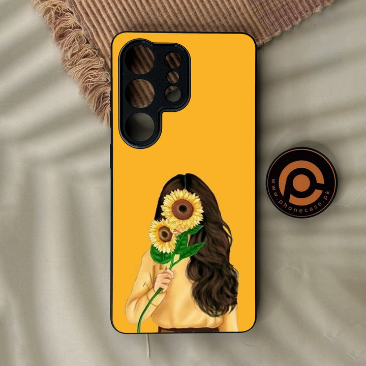 Samsung Galaxy S26 Ultra - Anime Girls Design 7 - Premium Metal Printed Soft Bumper Shock Proof Case